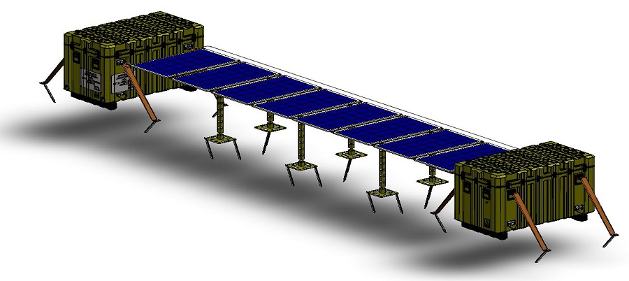 Structure panneau solaire